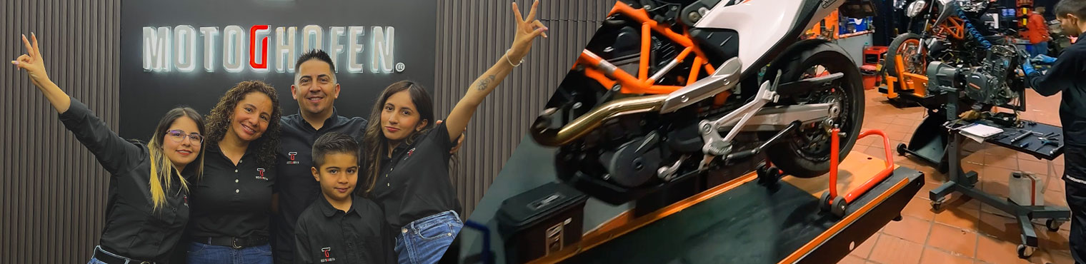 MOTOGHOFEN Imagen contiene fotografía de un grupo de personas y el taller de MOTOGHOFEN.